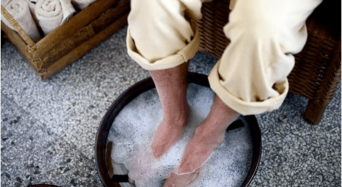The takeover of the foot bath